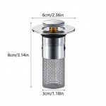 Pronett XJ5129 Univerzální zátka do dřezu stříbrná