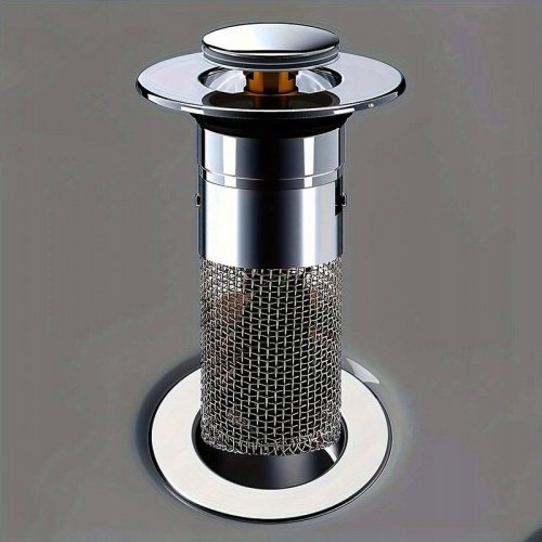 Pronett XJ5129 Univerzální zátka do dřezu stříbrná