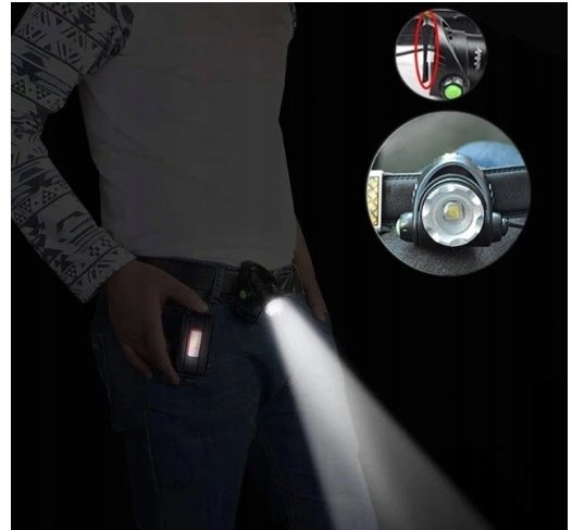 Pronett XJ5102 Čelovka LED CREE XML-T6 + 2x 18650