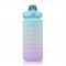 KIK KX4667 Fľaša na vodu s denným pitným režimom 2000 ml modrofialová
