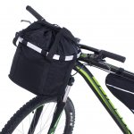 KIK KX5088 Skladací košík na bicykel čierny
