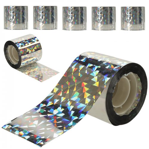 KIK KX4499 Reflexní páska proti ptákům 4.8 cm x 50 m, 5 ks