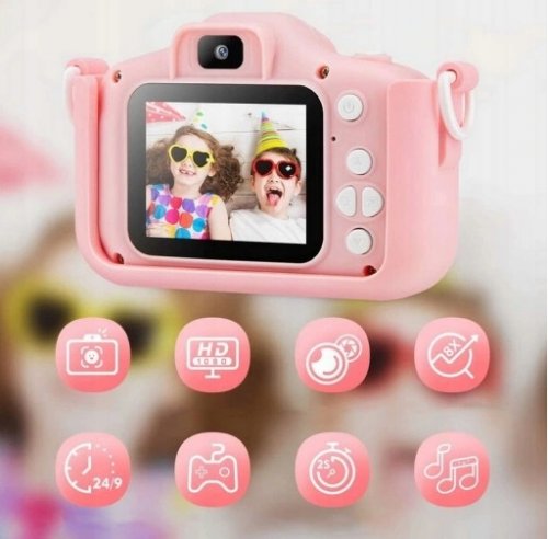 Pronett XJ5096 Detský digitálny fotoaparát jednorožec modrý
