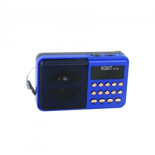 Pronett XJ5097 Mini vreckové rádio USB červené