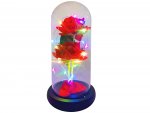 Verk 26111 LED růže ve skleněné váze červená RGB