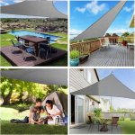Gardlov 23147 Plachta proti slnku 3 x 3 x 3 m šedá