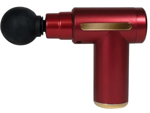 Verk 24216 Masážní pistole mini s nástavci červená
