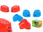 KIK KX6174 Dětské chůdy plast 16 x 11,5 x 6,5 cm ,1 pár zelené, 1 pár červené
