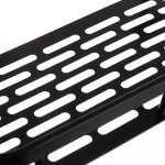 Ruhhy 23170 Nástěnná koupelnová polička 30 x 13 cm, 2 ks černá 