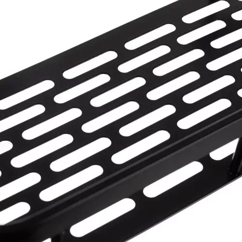 Ruhhy 23170 Nástěnná koupelnová polička 30 x 13 cm, 2 ks černá 