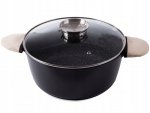 KingStyle Hrnec s poklicí s nepřilnavým povrchem 7,8 l černý