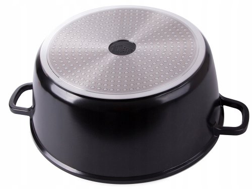 KingStyle Hrnec s poklicí s nepřilnavým povrchem 7,8 l černý