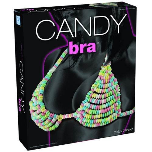 Master Podprsenka z bonbónů Candy Bra zelená