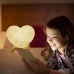 Gordon G155 Lampička 3D Srdce 23 cm