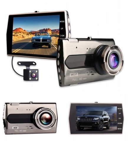 Gordon G487 Kamera do auta s parkovacou kamerou, FULL HD, LCD 4"