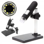 Verk 09096 USB Digitální mikroskop 8 LED, SMD 800x ZOOM