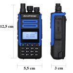 Baofeng BF-H7 HT Vysielačka 10 W, 7,4 V, 2200mAh, 1 ks modročierna