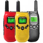 Baofeng BF-T6 Vysielačky 1500mAh 4,2V, 2 ks žltá