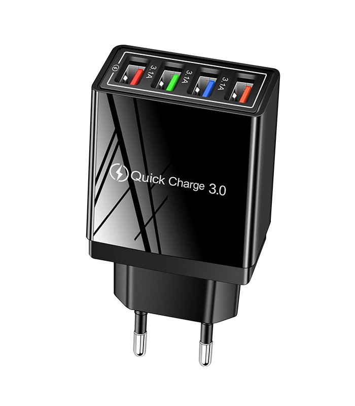 Gordon G35 Rýchlonabíjačka 4x USB 3.0 Quick Charge čierna