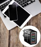 Gordon G566 Rychlonabíječka 4x USB 3.0 Quick Charge černá