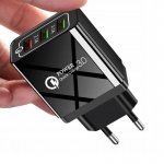 Gordon G34 Rychlonabíječka SMART, 3x USB 3.0 Quick Charge černá