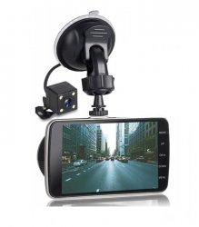 Gordon G343 Kamera do auta s parkovací kamerou, FULL HD, LCD 4" 