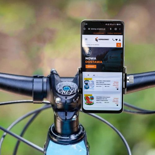 Vergionic 7415 Držiak mobilného telefónu na riadidlá 50 - 100 mm, čierna