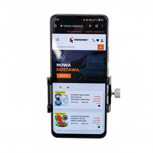 Vergionic 7415 Držiak mobilného telefónu na riadidlá 50 - 100 mm, čierna