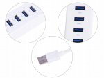 Verk 06311 USB Hub 3.0, 4 porty biely