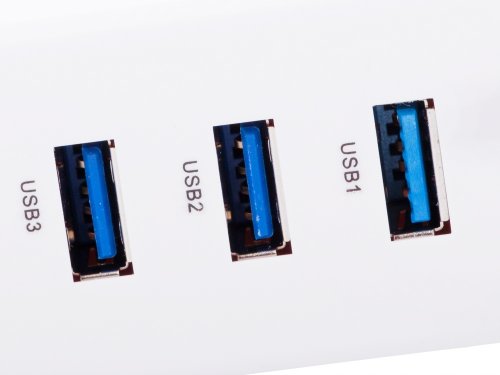 Verk 06311 USB Hub 3.0, 4 porty biely