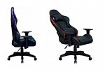 Gordon G400 Herná stolička s LED osvetlením RGB, čierna