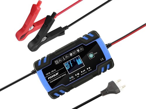 Verk 10096 Automatická nabíjačka batérií 12V/8A, 24V/4A