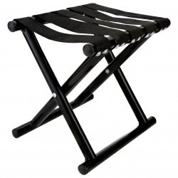 Vergionic 7815 Skladacia turistická stolička, nosnosť 100 kg, čierna