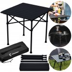 Vergionic 7814 Turistický skladací stôl 52 x 51 cm, čierna