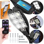 Vergionic 7888 Solárne LED osvetlenie 150 W, 6500K, IP65, pohybový senzor + senzor súmraku