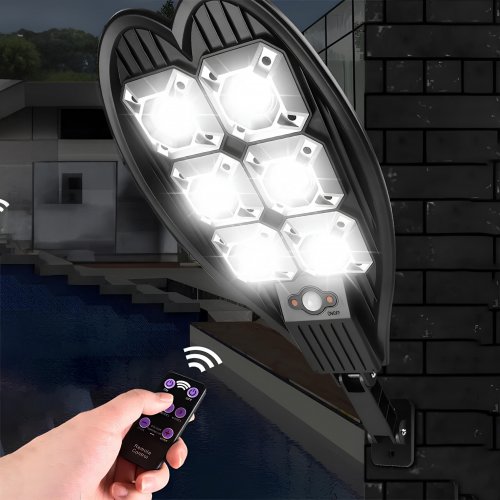 Vergionic 7888 Solárne LED osvetlenie 150 W, 6500K, IP65, pohybový senzor + senzor súmraku