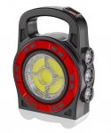 Verk 12316 Přenosná solární LED svítilna 20 W s powerbankou oranžová