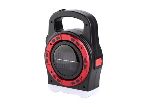 Verk 12316 Přenosná solární LED svítilna 20 W s powerbankou oranžová