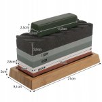 Ruhhy 23763 Profesionální sada brusných kamenů 400/1000/3000/8000 + příslušenství