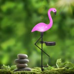 Vergionic 7914 Zahradní solární lampa plameňák 1 ks