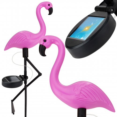 Vergionic 7914 Zahradní solární lampa plameňák 1 ks