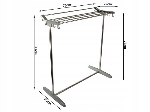 Verk 27010 Sušiak na bielizeň skladacia 70 x 76 x 25 cm