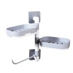 Verk 27012 Otočný držiak na mydlo bielosivý