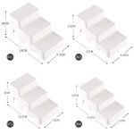 Verk 27026 Mutifunkčný organizér na kozmetiku 4 ks, biely