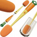 Verk 27038 Kartáč na mytí sklenic 3 v 1, 27 cm 
