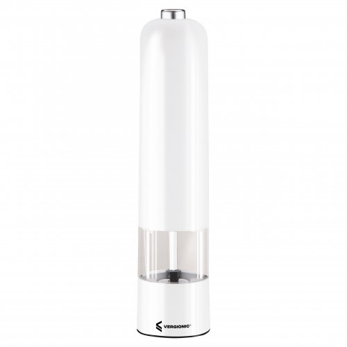 Vergionic 7590 Elektrický mlynček na soľ - korenie, AA, 23 cm, biela