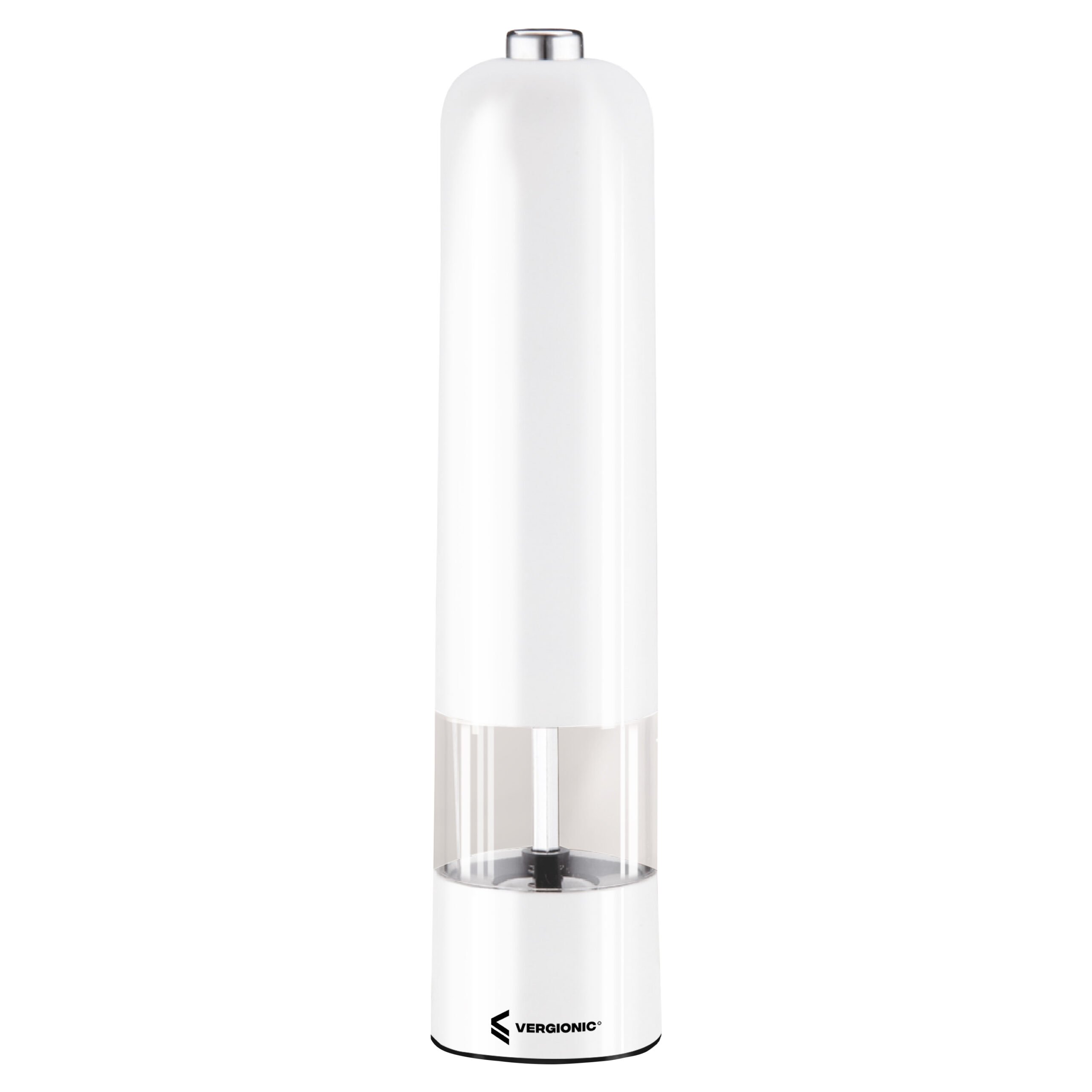 Vergionic 7590 Elektrický mlynček na soľ - korenie, AA, 23 cm, biela