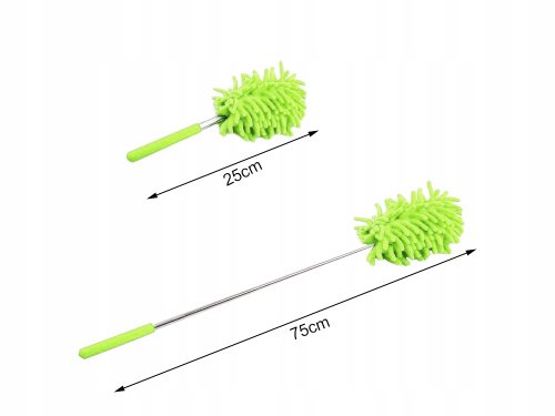 Verk 27113 Teleskopická prachovka 25-75 cm zelená