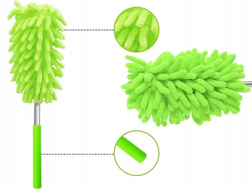 Verk 27113 Teleskopická prachovka 25-75 cm zelená
