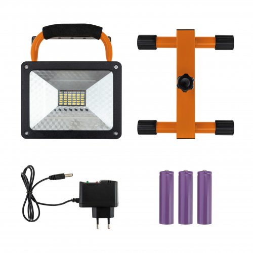 Vergionic 4040 Prenosný SMD LED reflektor 50W, 4000K, 3 x 18650